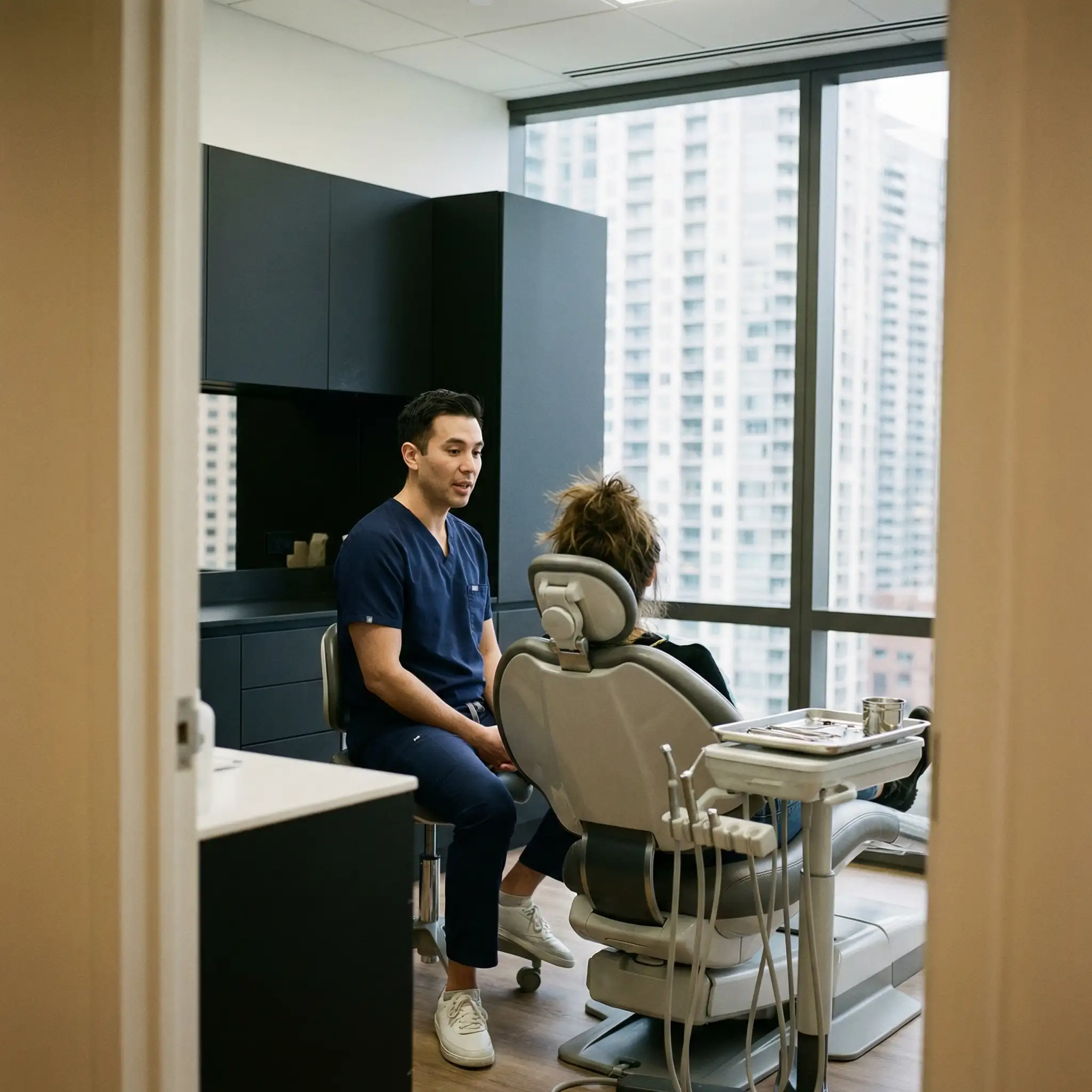Patient consultation at Novae Dental Studio