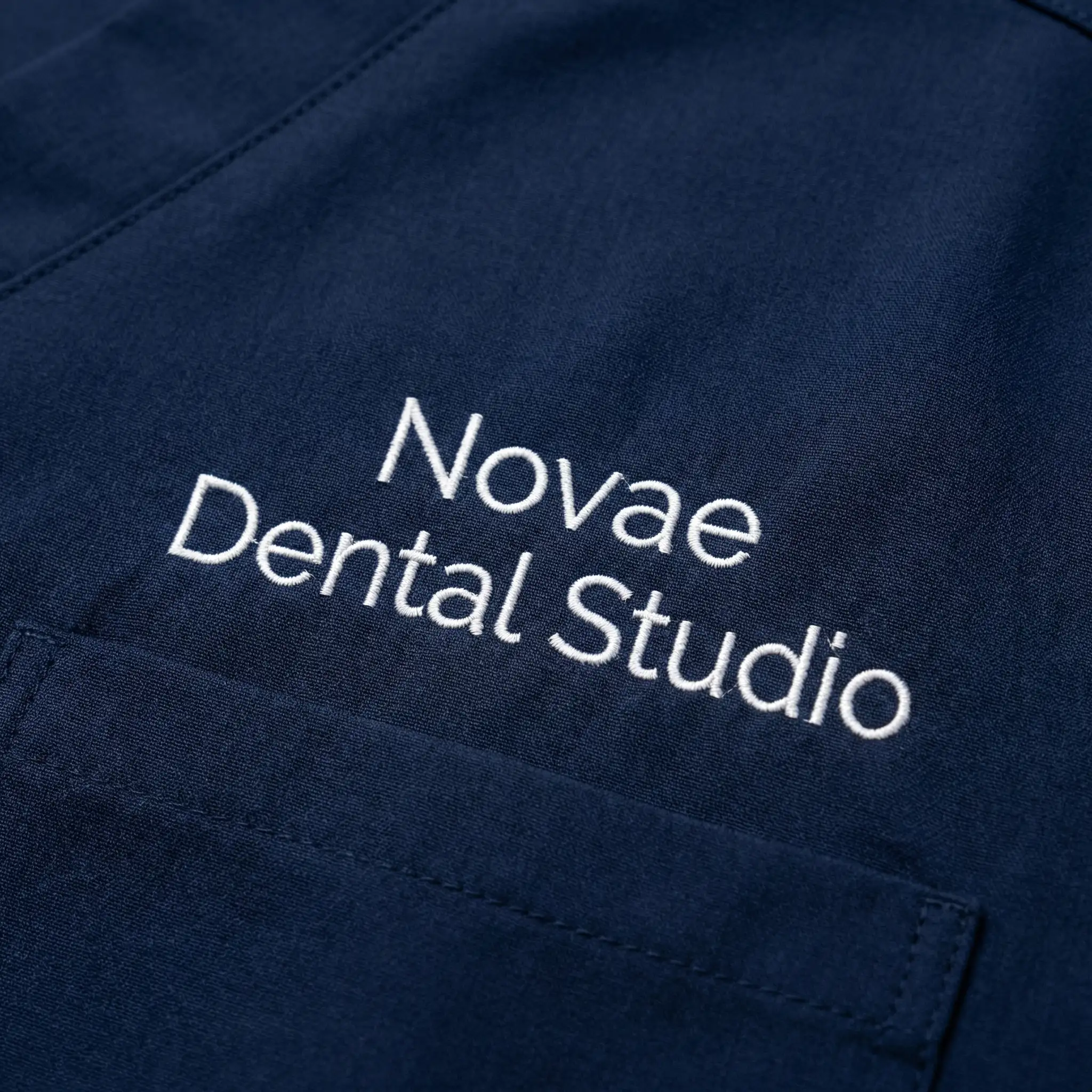 Professional team in signature navy uniforms