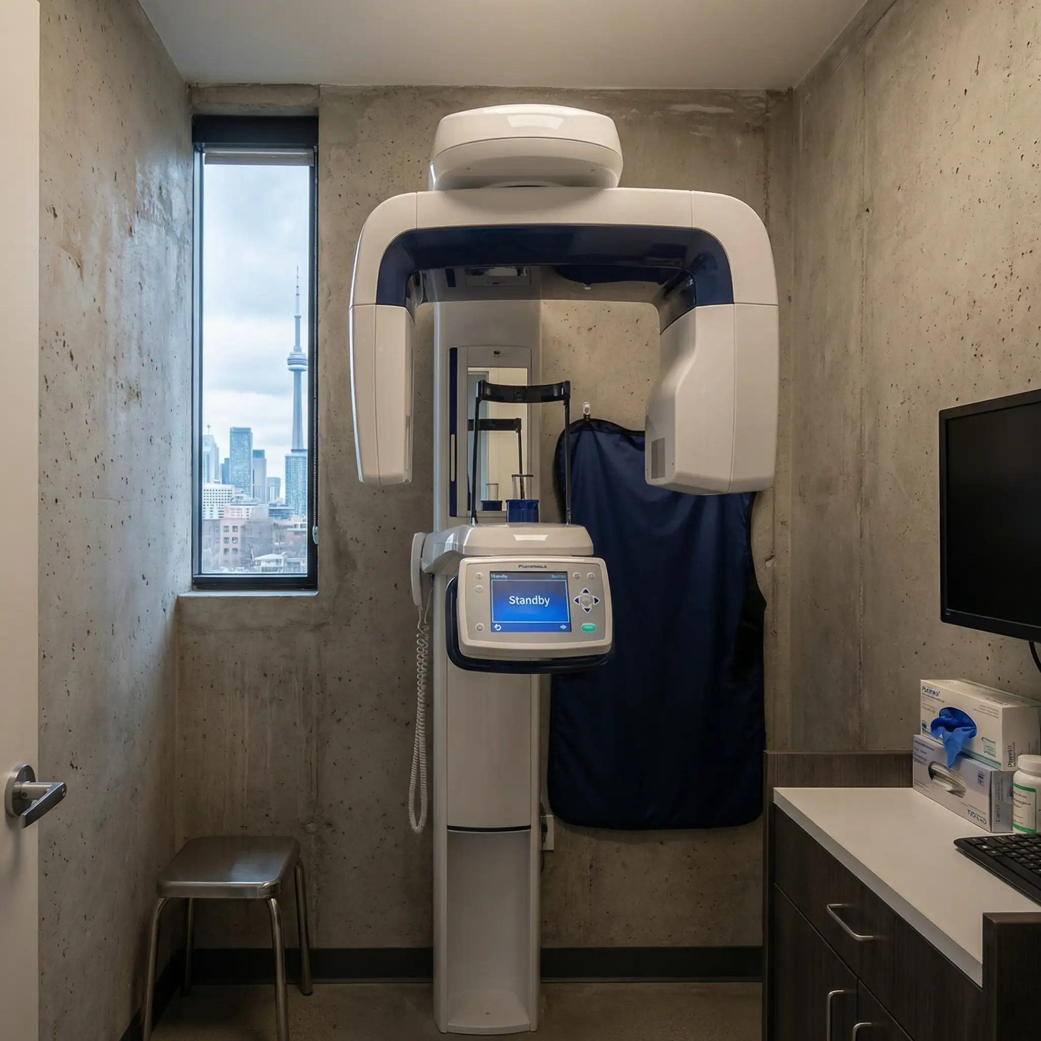 CBCT panoramic X-ray machine
